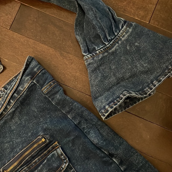 DENIM 2PC DRESS - Picture 3 of 10